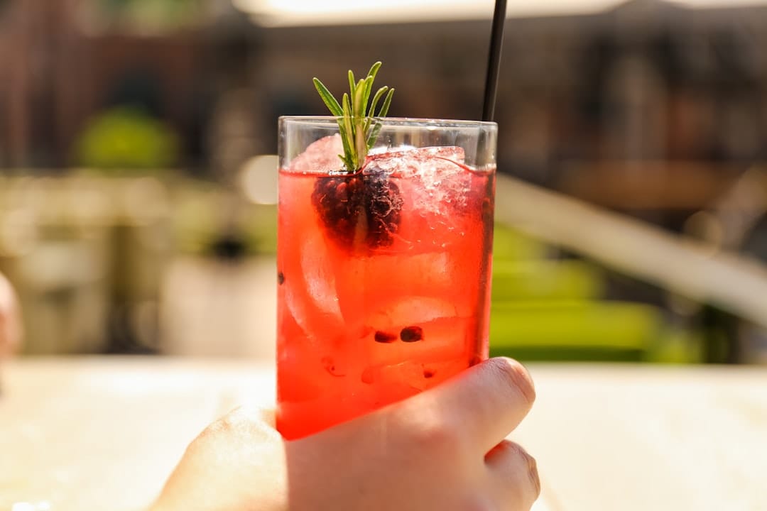 Photo Refreshing cocktail