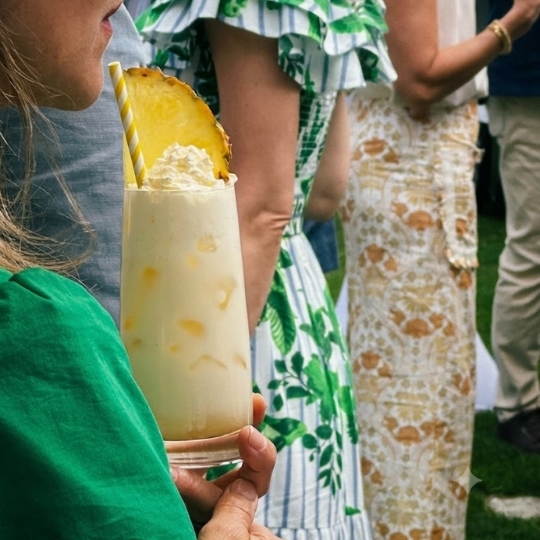 studentfirande med cocktails