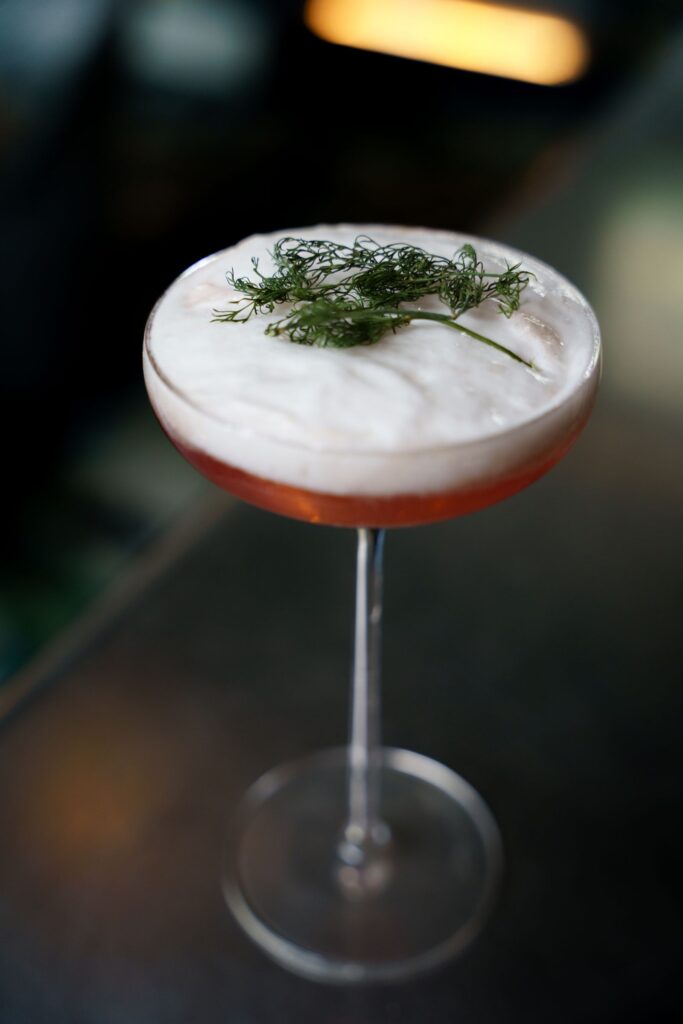 Gin Fizz cocktail
